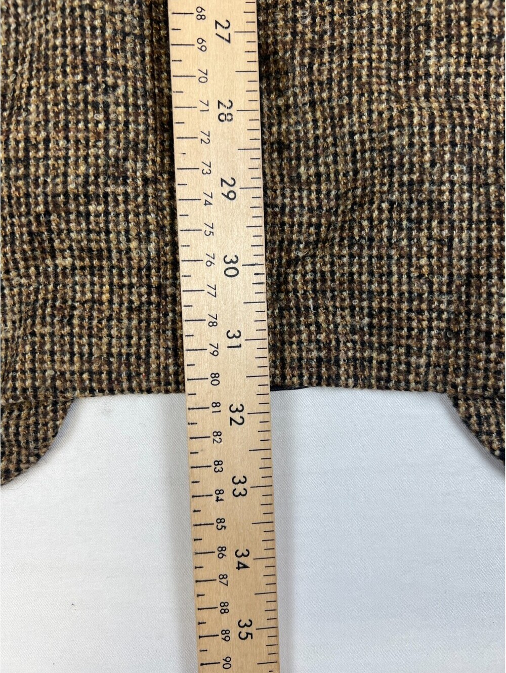 Massimo Bizzocchi Men 40R Brown Tweed Wool Blazer Sport Coat Jacket - Picture 7 of 9